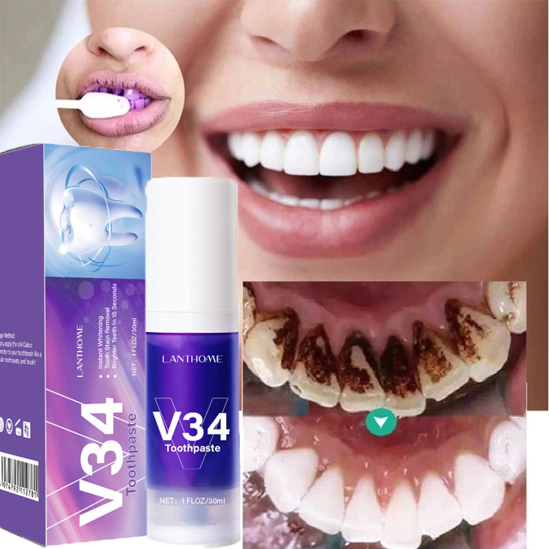 Teeth Whitening Toothpaste Removal Plaque Stains Dental Bleach Oral Hygiene Cleansing Products Fresh Breath Teeth Whitener Care