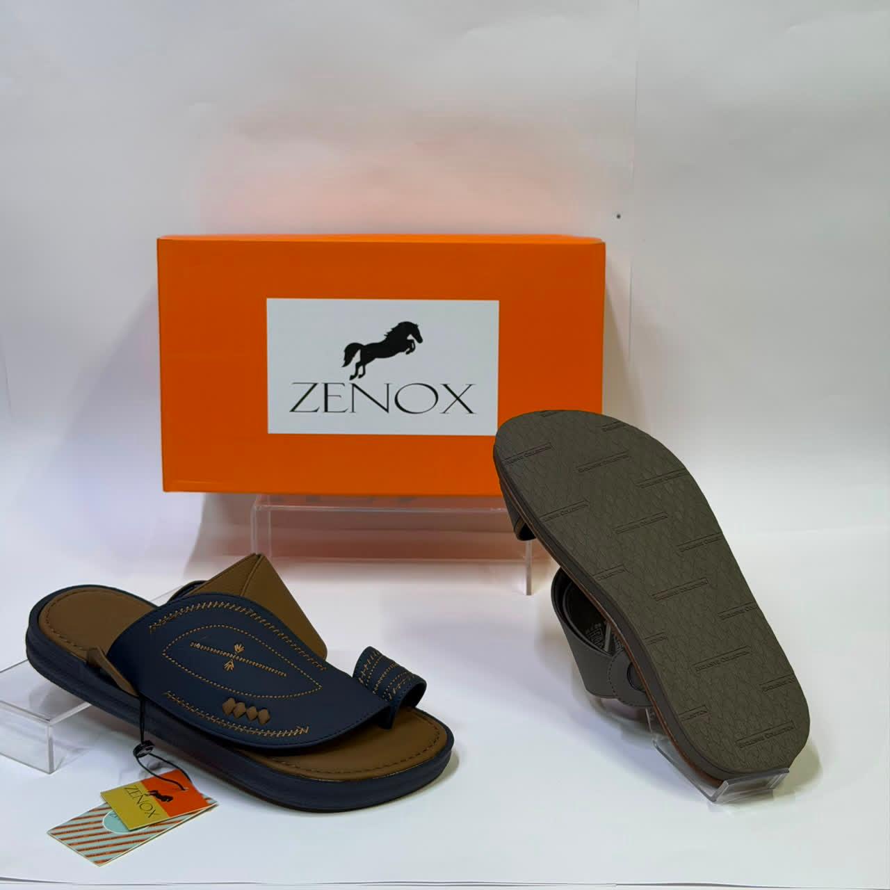 ZENOX Men's Premium Leather Sandals