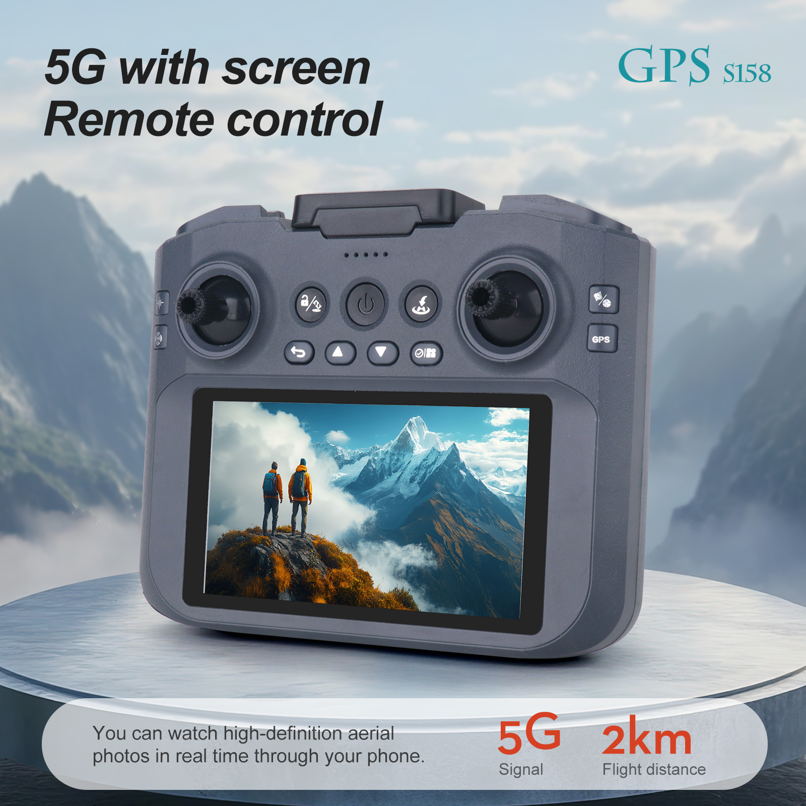 2025 S158 Max Drone Aerial Vehicle Brushless GPS Positioning Quadcopter Obstacle Avoidance Electrically Adjustable RCl Aircraft