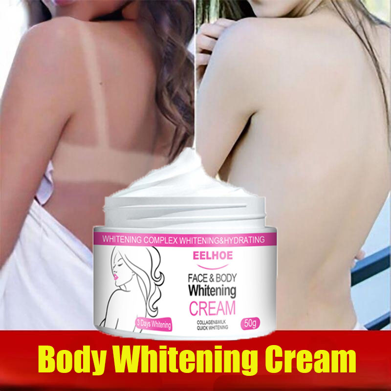 Body Whitening Cream Underarm Knees Buttocks Private Bleach Removal Melanin Moisturizing Brighten Body Beauty Care For Women Men