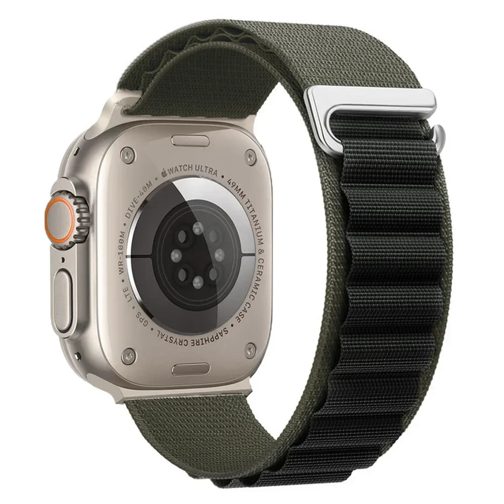 Alpine Strap for Apple Watch Ultra/3 11 10 9 8 7 Band 46mm 49mm 45mm 41mm Nylon Sports Bracelet IWatch 6 5 4 3 SE 44mm 40mm 42mm