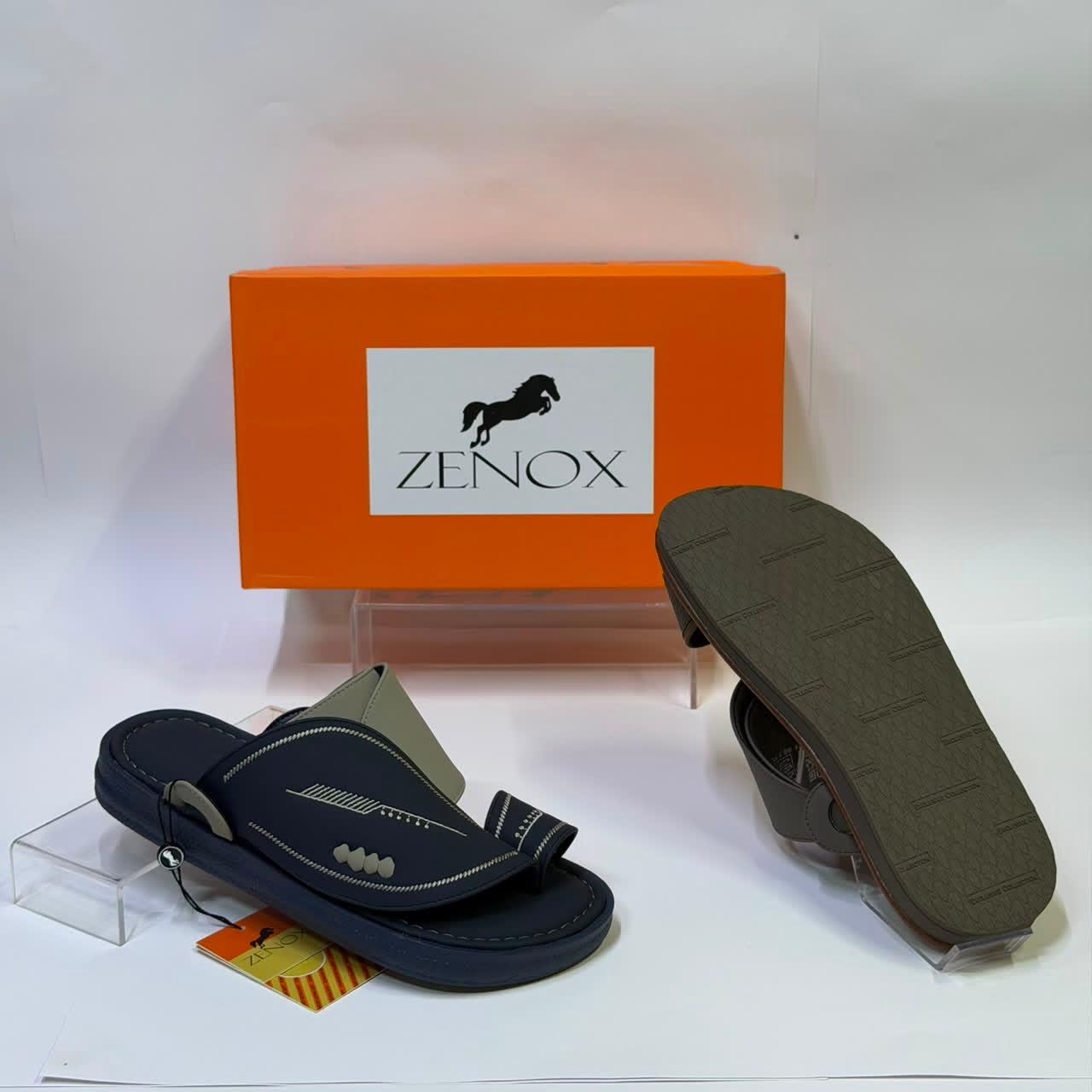 ZENOX Men's Premium Leather Sandals