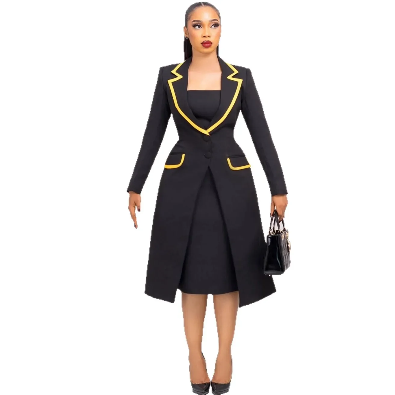 2 Piece Sets African Dresses for Women Autumn Fashion Dashiki Midi Dress Africa Clothes Dashiki Ankara Dresses Outfits