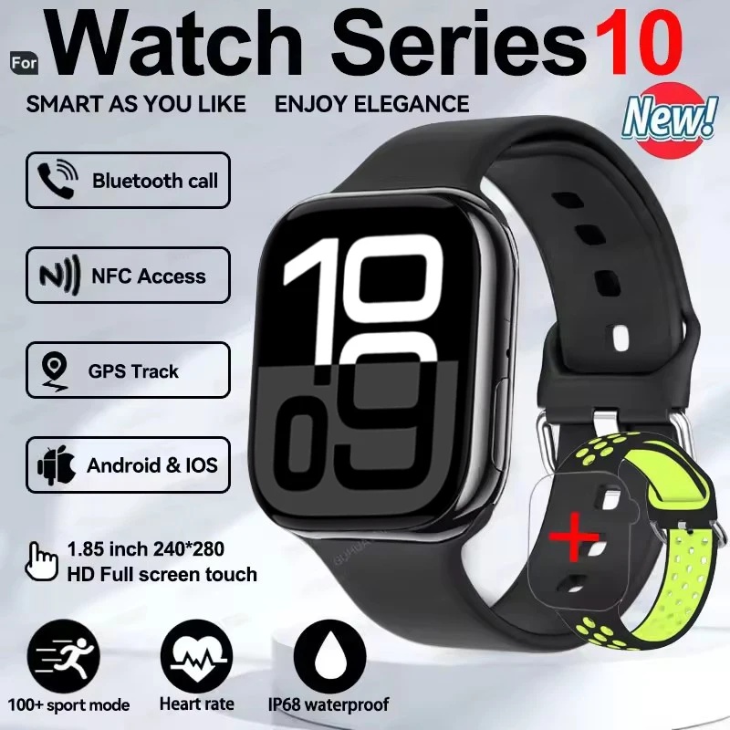 New Series IW10  Watch 10 GPS Track Smart Watch Men Woman HD Bluetooth Call Waterproof Sports SmartWatch For Apple Android IOS