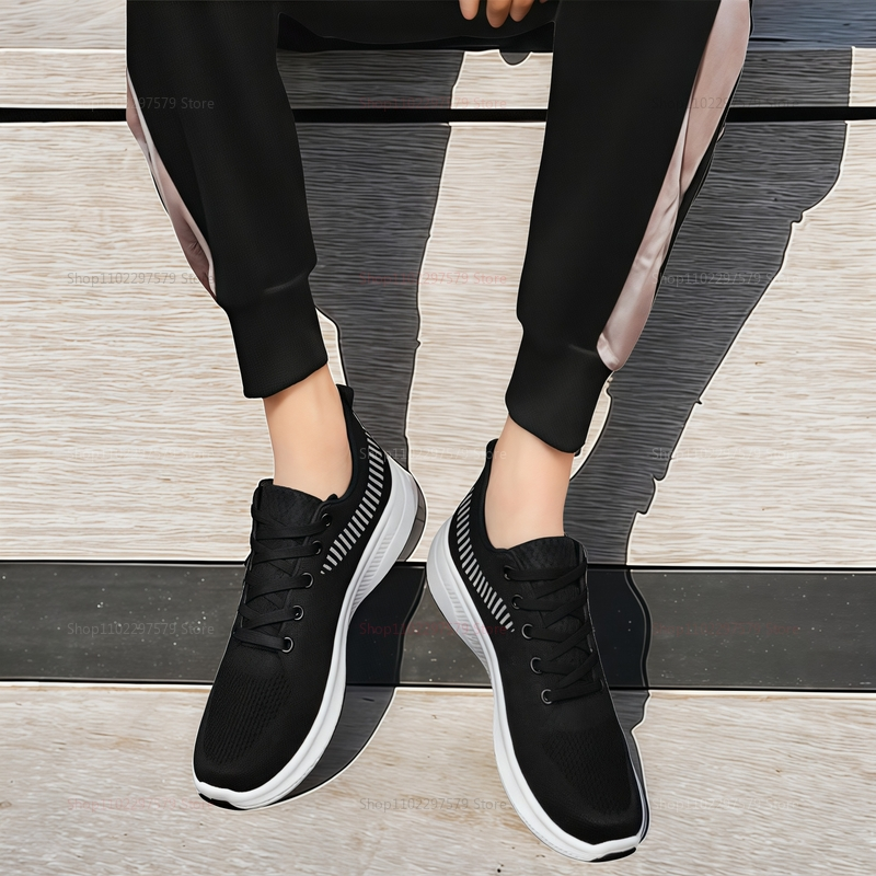 Men Women Vulcanized Casual Running Shoes Lightweight Breathable Tennis Sneakers Fitness Athletic Shoes Unisex Sports Footwear