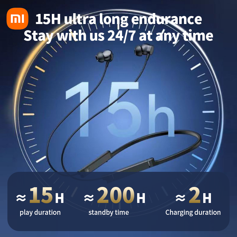 Xiaomi MijiaI BS09 ENC Wireless Earphone Neckband Sport Running In Ear Headphone Bluetooth 5.3 HiFi Stereo Headset