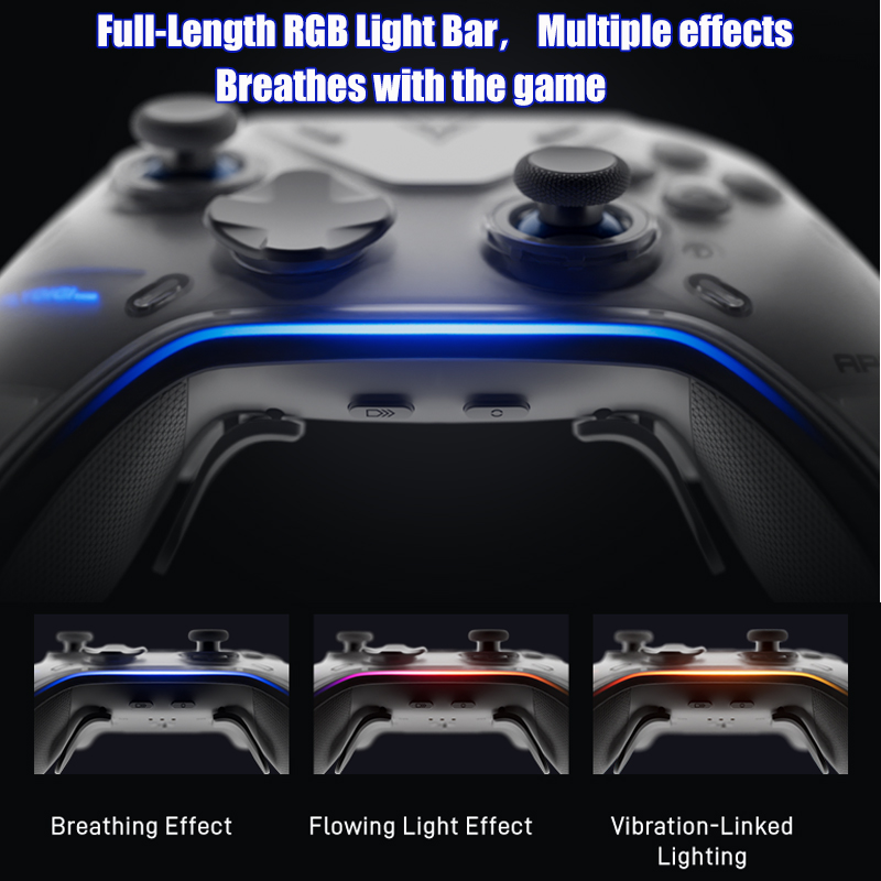 Flydigi apex 5 controller gamepad wireless gamepad for pc /Switch/Phone/TV/tablet computer,charging dock with Cool RGB screen