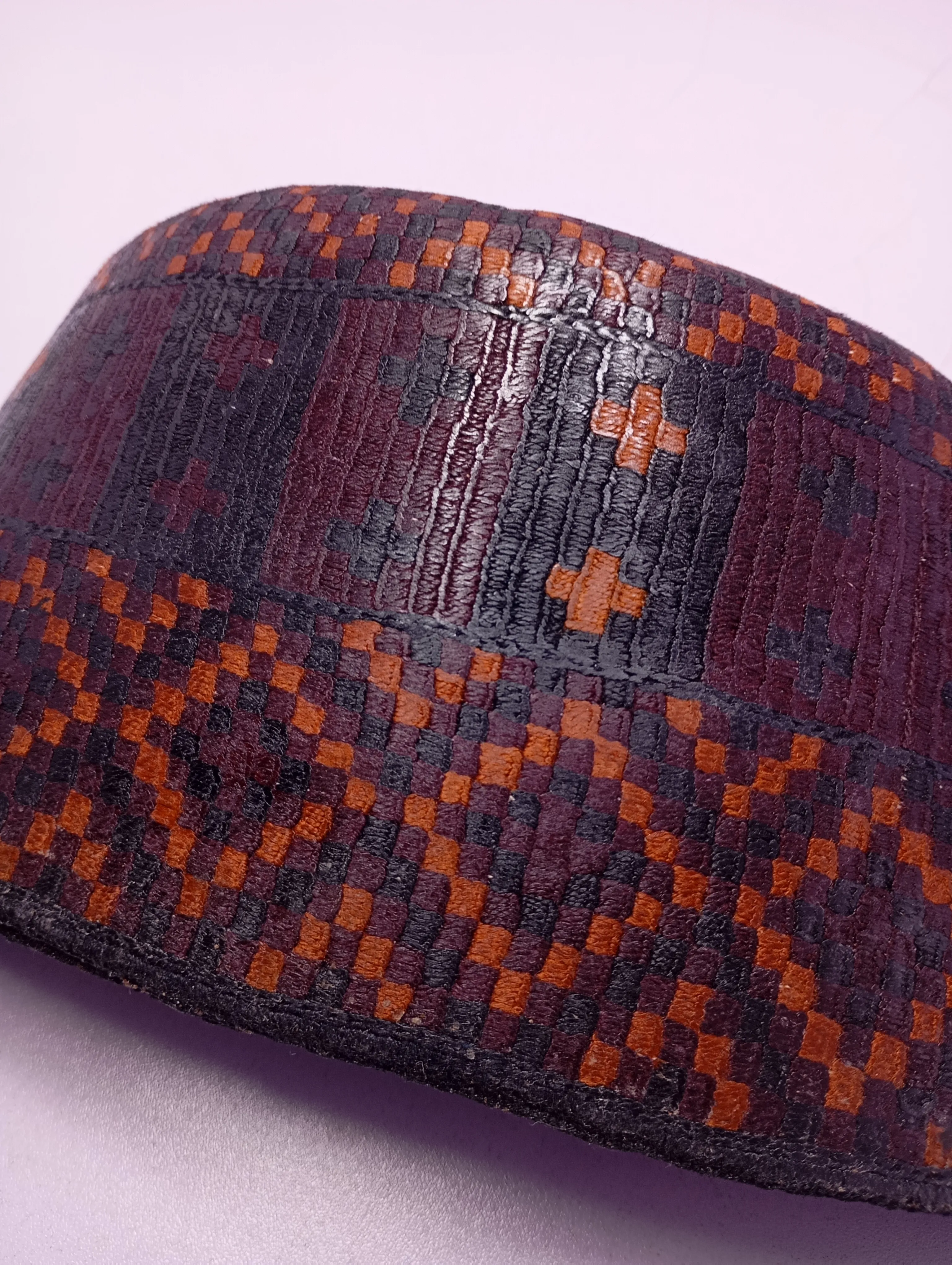 Original Handwoven Hausa Fulani Zawa Cap – Bangol Kindei Bama Style | Men’s Knitted Maiduguri Cap Sizeof 23 