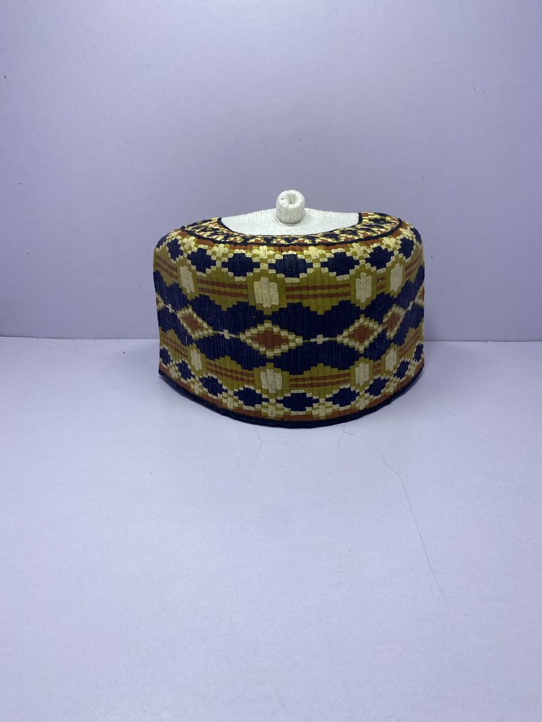 Bangwal – Hausa/Fulani Cap, Kufi, Handwoven Cap, Zawa