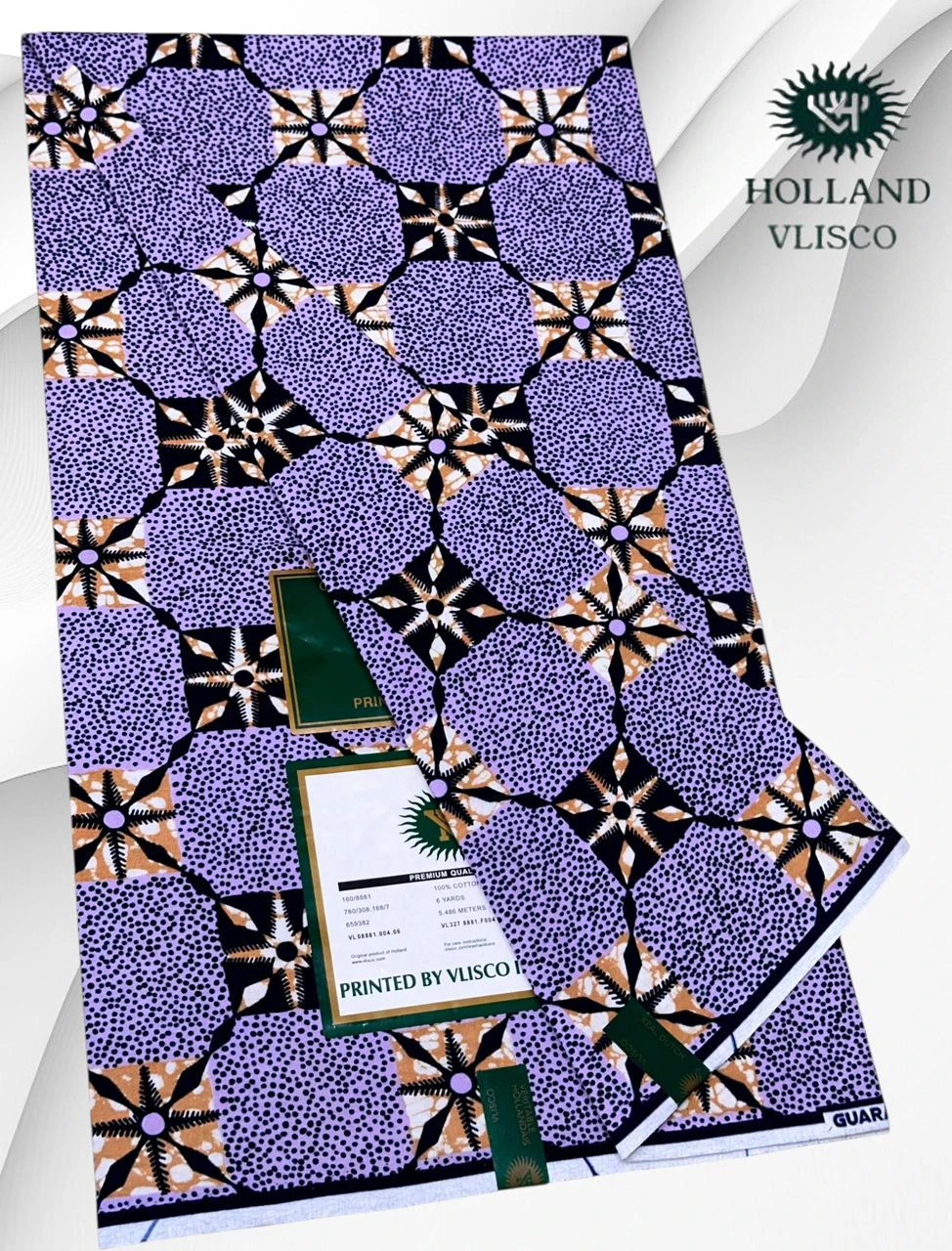The Ultimate Legend: Authentic Holland Vlisco Veritable Wax Prints – Premium Atamfa Turmi for High-Fashion Dashiki and Traditional African Couture