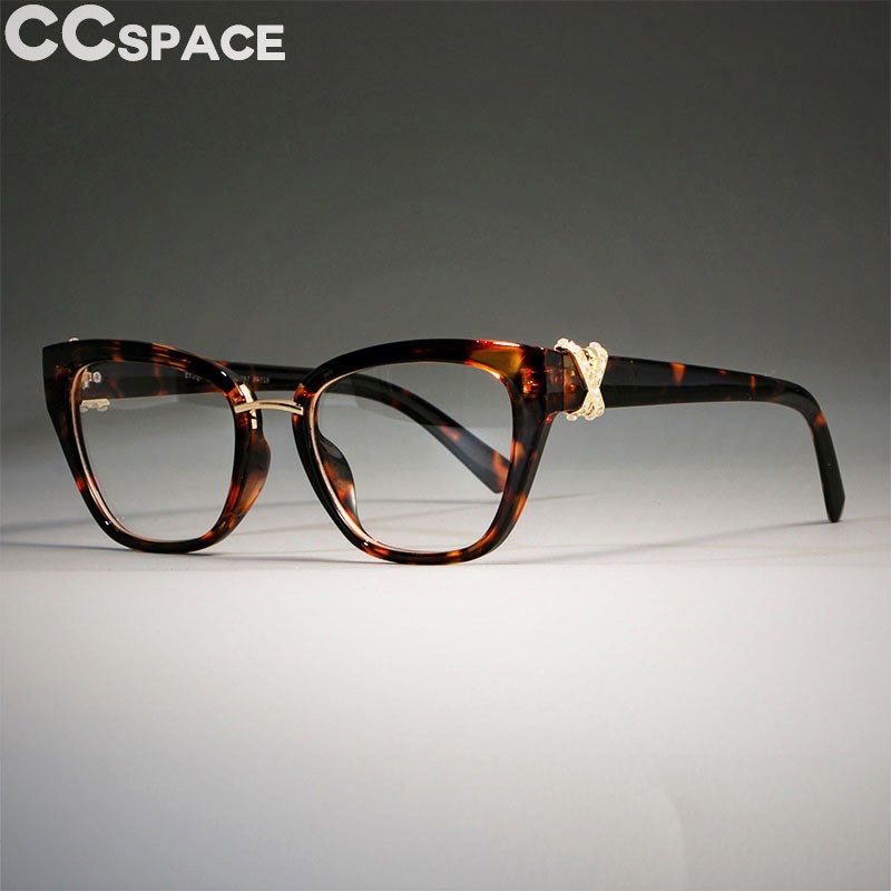 R45605 Luxury Rhinestone Decoration Reading Glasses Lady Cat Eye Optical Presbyopic Spectacles Dioptric +50 +100 +200 +300