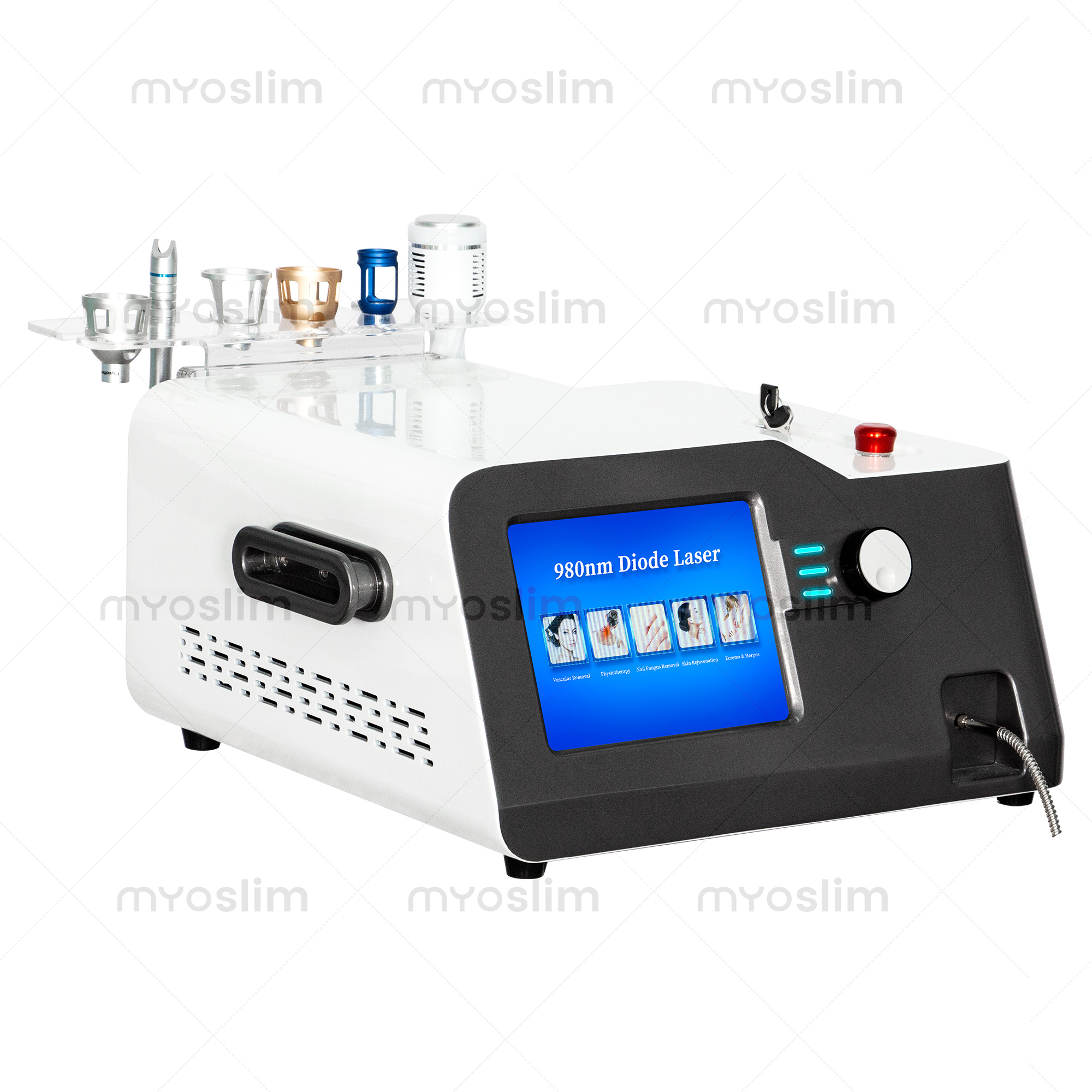 BEST 5 in 1 980nm Diode Laser Vascular Removal Machine Remove Spider Veins 980 Diode Laser Blood Vessels Removal Nail Fungus