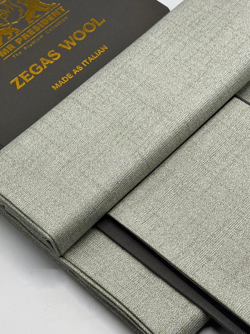 Zegas Wool Men's Suit Fabric - Premium Italian-Style