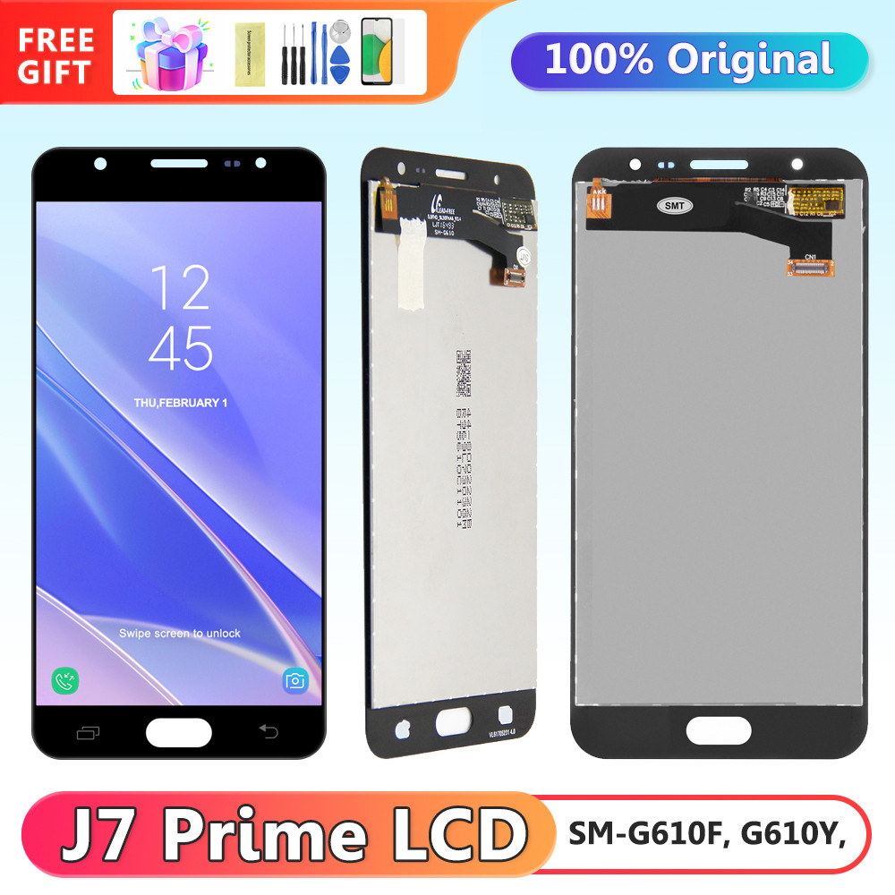 Original J7 Prime Display Screen, for Samsung Galaxy J7 Prime G610 G610F G610Y G610M Lcd Display Touch Screen Digitizer Assembly