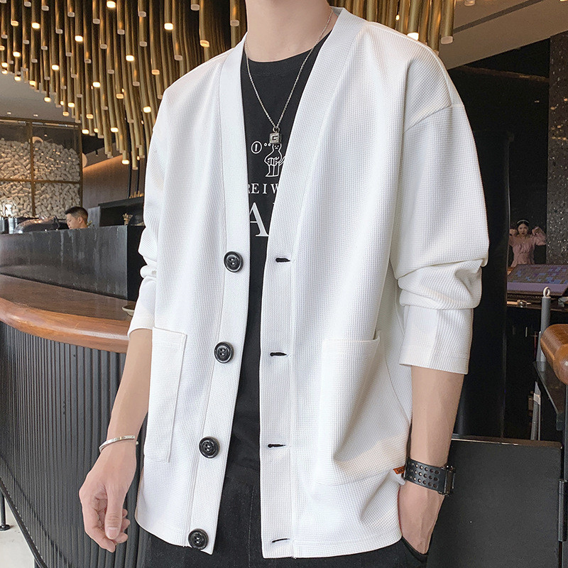 High Quality Blazer Men's Korean Version Trend Youth Fashion Elegant High-end Simple Student Daily Dating Casual Loose Blazer