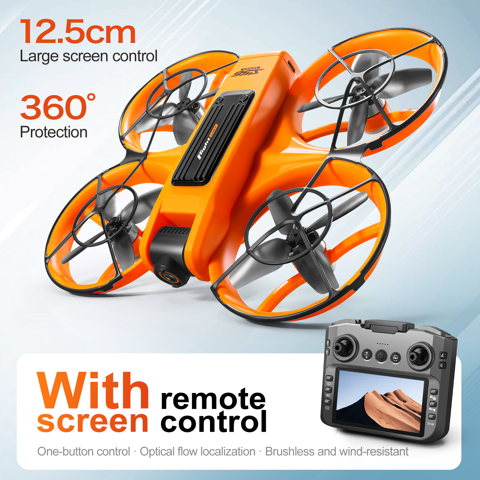 2025 S156 Screen Mini Drone With 90° Electric Adjustable 8K HD Camera WiFi Light Flow Drone Pocket Brushless RC Quadcopter Toy