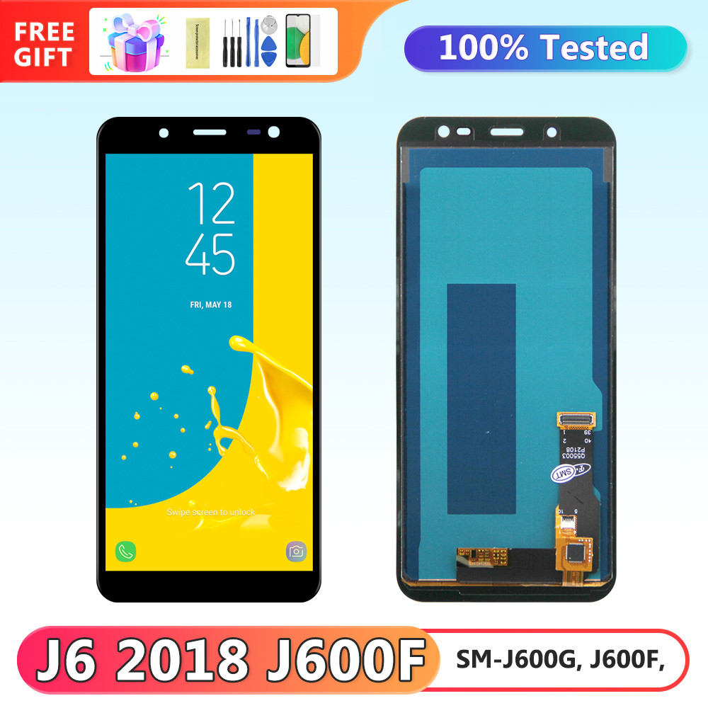 tft Display Screen for Samsung Galaxy J6 2018 J600 Lcd Display Digital Touch Screen for Samsung J600 J600G J600F Replacement