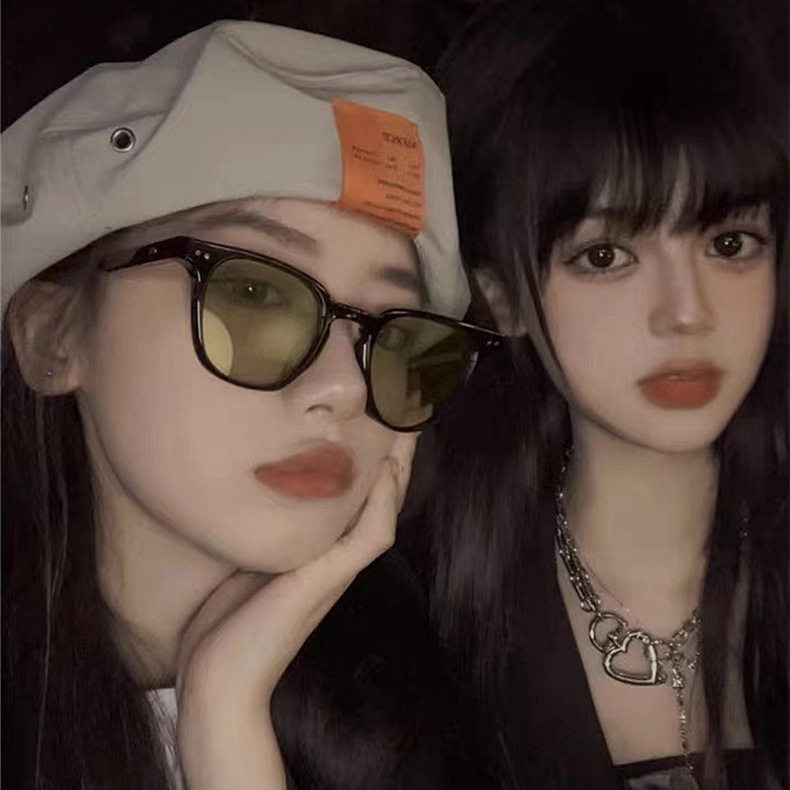 Yellow Black Shades Vintage Square Cycling Sunglasses Women Oversized Sun Glasses Fashion Uv400 Eyewear Bicycle Goggles