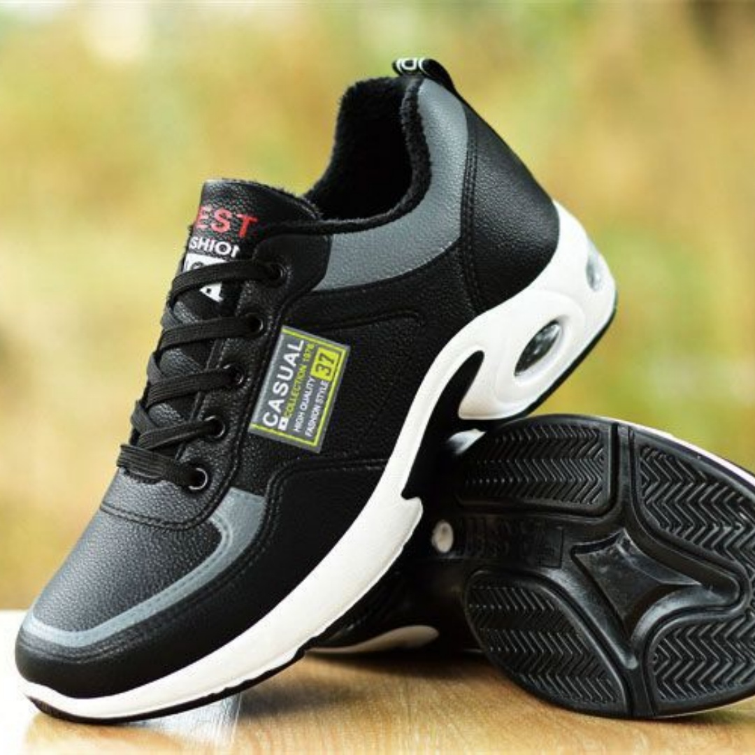 2025 new spring trend sports men's shoes Lace-up thick sole casual breathable fashion shoes Large size Wear skid resistance