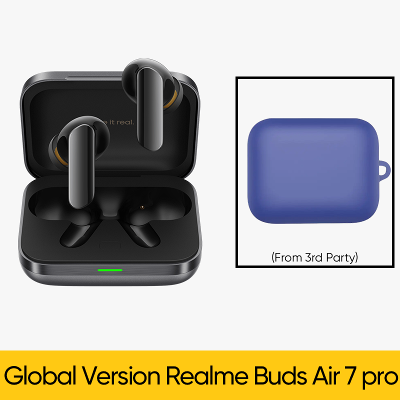 Global Version realme Buds Air 7 Pro 53dB Active Noise Cancelling True Wireless Earphone 48Hour Battery Bluetooth 5.4 Headphone