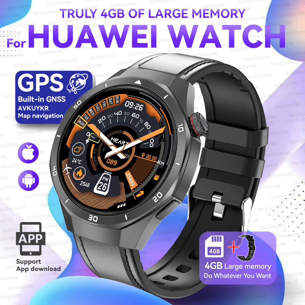 2025New For HUAWEI Upgraded Ultra Big 4GB Memory Smart Watch Men GPS Map MP3/MP4 Player Bluetooth Call Sports Fashion Smartwatch