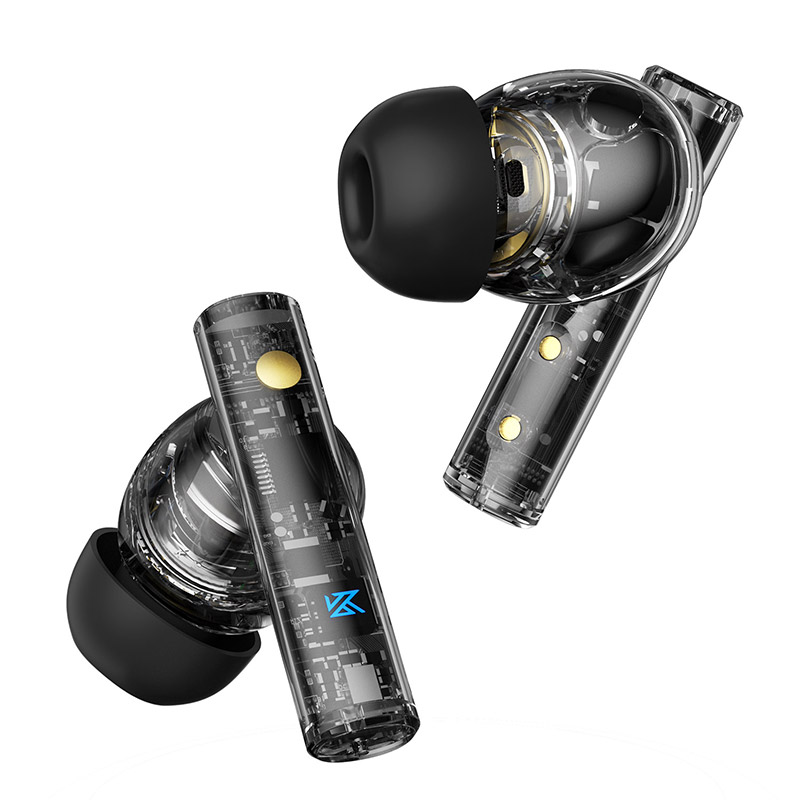 KZ Carol ANC True Wireless Earphone 55dB Active Noise Canceling TWS Headphone 6 Mics AI HD Call Bluetooth 5.3 HiFi in-Ear Earbud