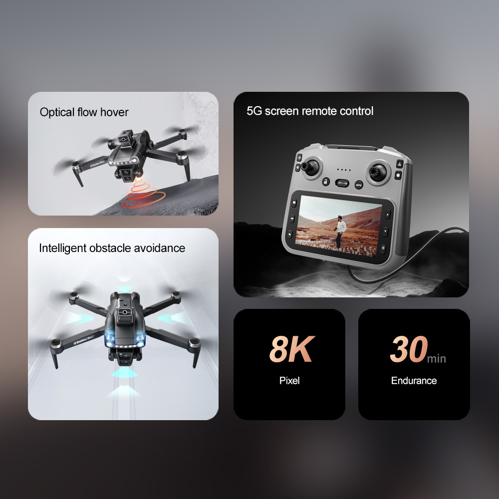 Xiaomi Mijia V198MAX Drone Laser obstacle avoidance aerial photography 8K 5G Professional HD Camera Brushless Folding Quadcopter