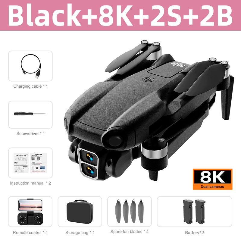 Xiaomi Mijia A888 Pro Drone 8K ESC Dual Camera Drone Optical Flow Positioning Obstacle Avoidance Brushless Motor Quadcopter Toys