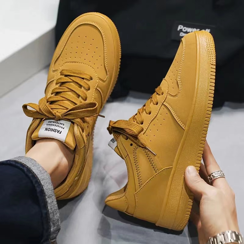 Casual Shoes 2024 Fashion Men's Sneakers Lightweight PU Leather Breathable Shoe Men Flats Lace-up Tennis Shoes Zapatillas Hombre