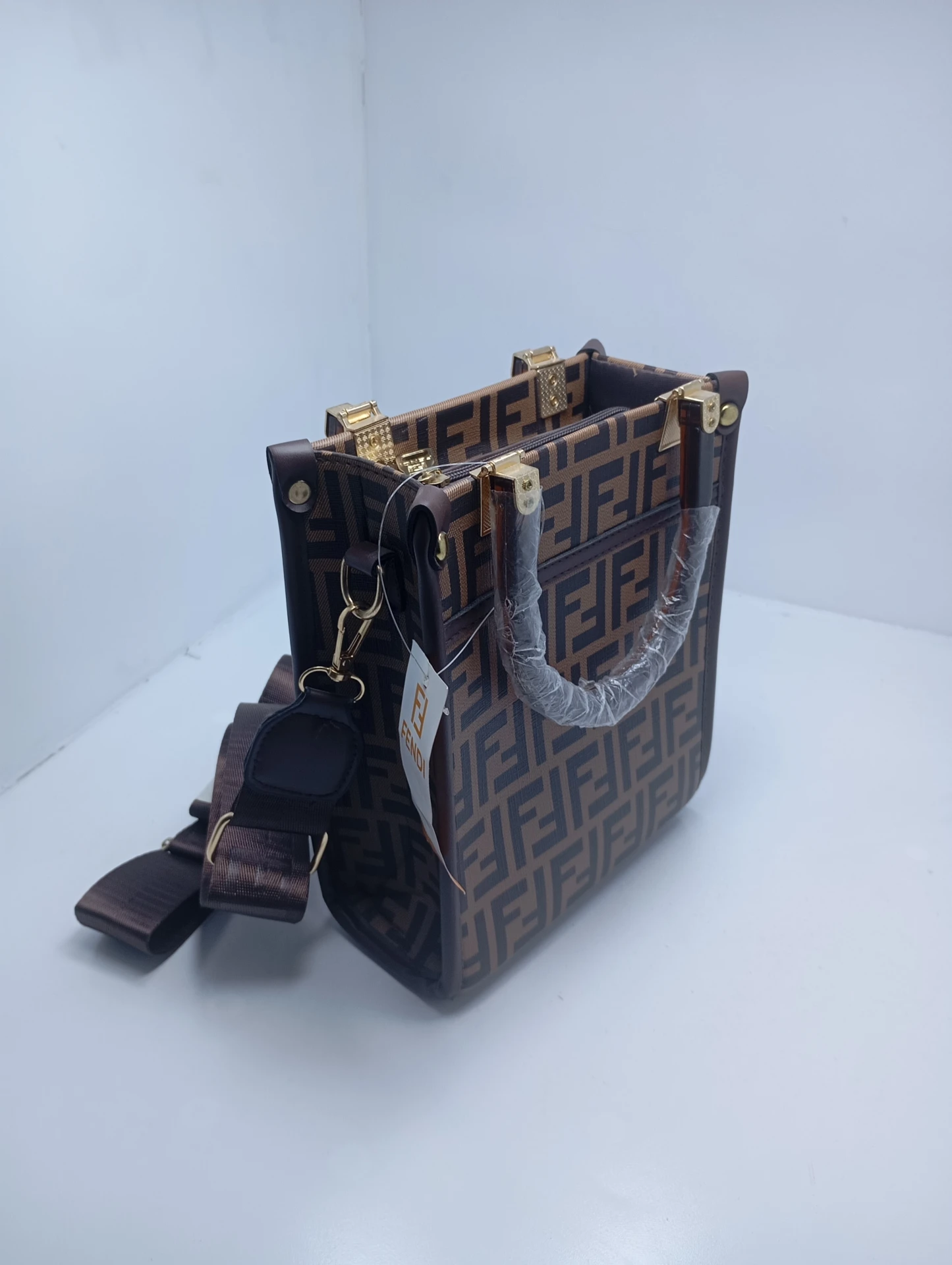 Fendi Roma Leather Statement Bag