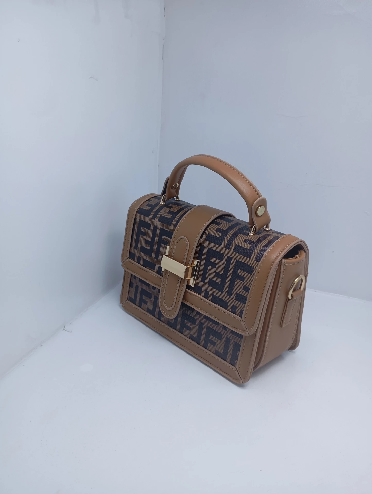 Fendi Gold-Chain Evening Clutch