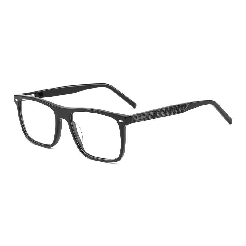 ZENOTTIC Handmade Acetate Square Prescription Glasses For Men Modish Progressive/Photochromic Optical Eyeglasses
