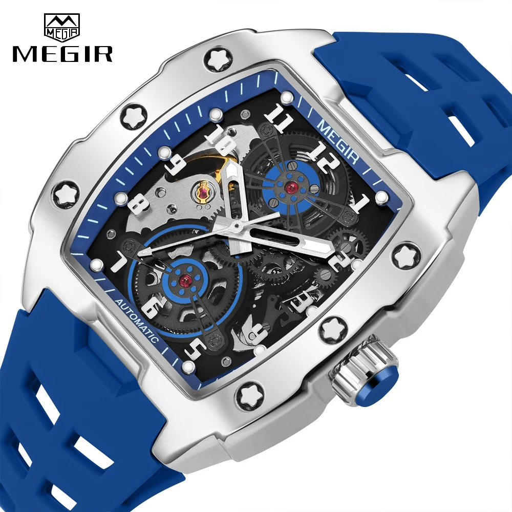 MEGIR 8602 Automatic Mechanical Watch Men's Fashion Leisure Sports Waterproof Automatic Watch Watches for Men Relogios Masculino