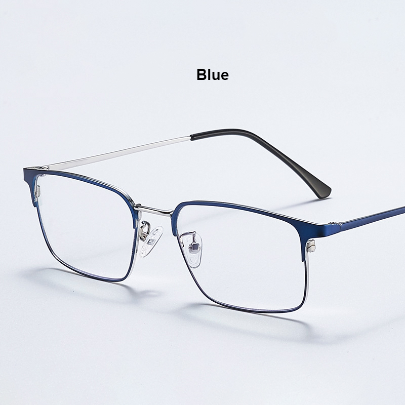 Men Prescription Glasses Optics Lenses  Reading Glasses Women Blue Light Blocking Myopia Eyewear Metal Titanium Eyeglasses Frame