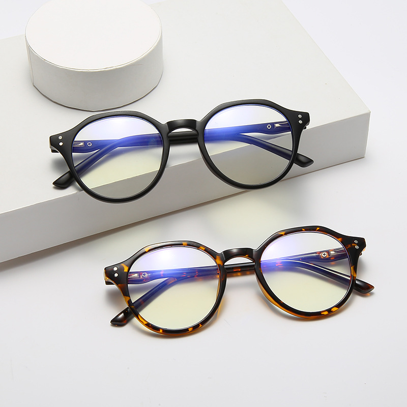 VCKA Anti-Blue Photochromic Myopia Glasses Women Men TR90 Frames Custom Prescription Computer Eyewear   -0.5 TO -10