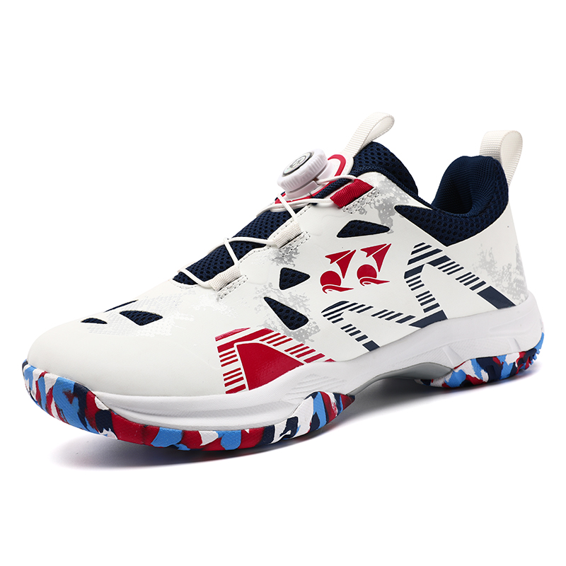 Lightweight and Breathable Tennis Shoes Men's and Women's Cushioned Sports Shoes Outdoor Badminton Shoes Anti Slip Walking Shoes