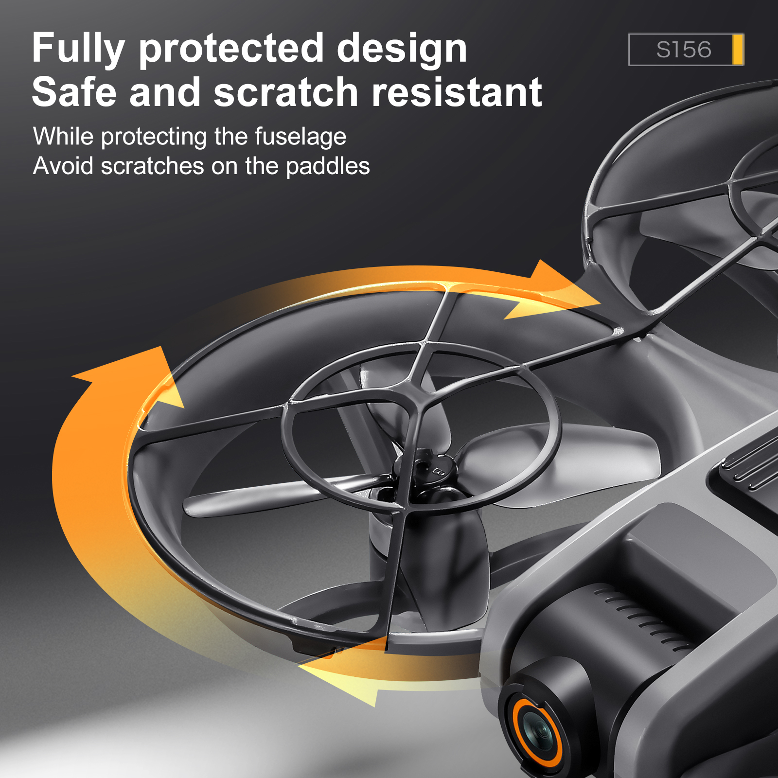 S156 Drone Professional 4K HD Dual ESC Camera FPV WiFi RC Dron Brushless Motor with Optical Flow Positioning Quadcopter Drone