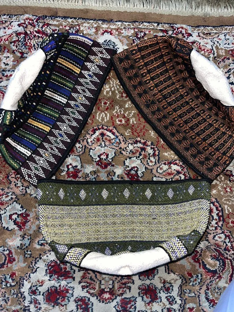 Handwoven Traditional Cap - Nigerian Tribal Design