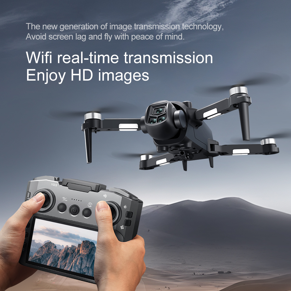 2025 New V156 Max RC Drone Professional 8K Camera with 5G WiFi UAV Screen Remote Control Brushless Obstacle Avoidance Quadcopter