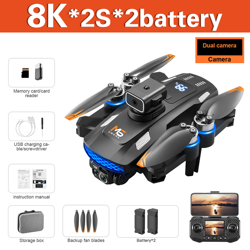Xiaomi Mijia M6 Drone 8K Pro with 5G WIFI FPV HD Camera for Professional Aerial Shots With screen Remote control RC Quadcopter