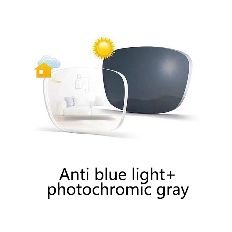 ALICIA 1.56 1.61 1.67 1.74Anti-scratch Anti-blue Photochromic Widest Field of View Progressive Multi-focal Lens 4.0  1 Pair