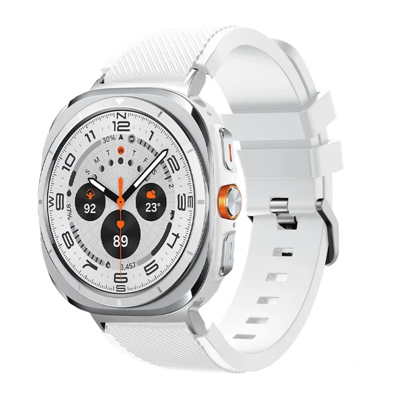 sports soft Silicone Strap For Samsung Galaxy Watch Ultra 2025 47mm breathable band For Samsung Watch 8 40mm 44mm 8 Classic 46mm