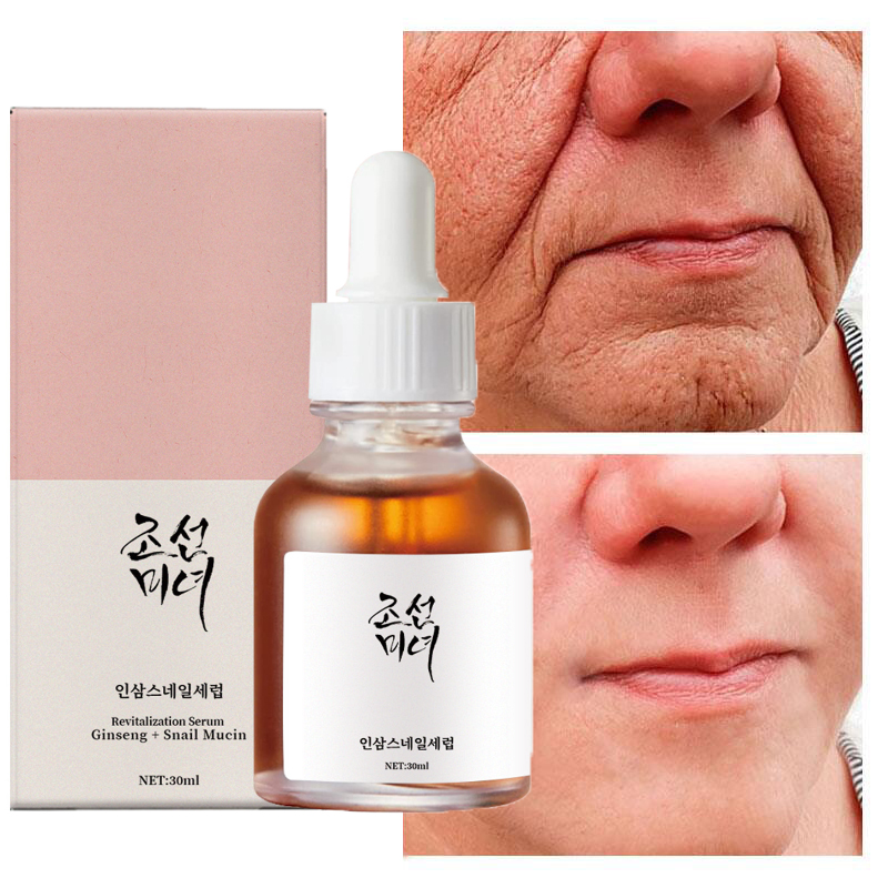 Snail Wrinkle Remover Face Serum Lifting Firming Fade Fine Lines Anti-aging Niacinamide Whitening Moisturizing Beauty Skin Care