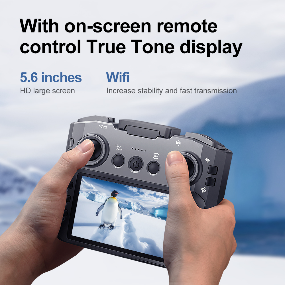 xiaomi V988 Drone 4K Professional 8K HD Dual Camera Remote control with large screen FPV Quadcopter 5G WIFI Foldable dron Mijia