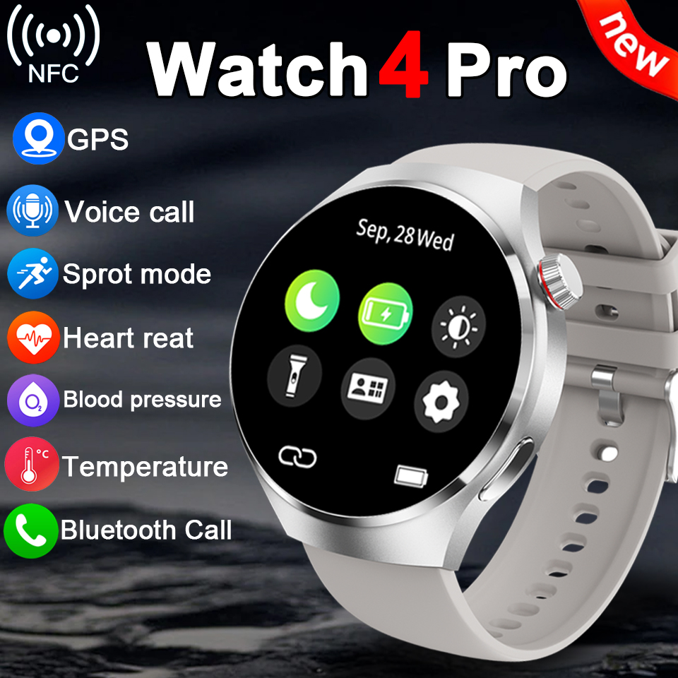 2025New For Huawei Watch4 PRO Smart Watch Men Ms.Watch 4 Pro HD Screen Bluetooth Call NFC GPS Heart rate waterproof SmartWatch