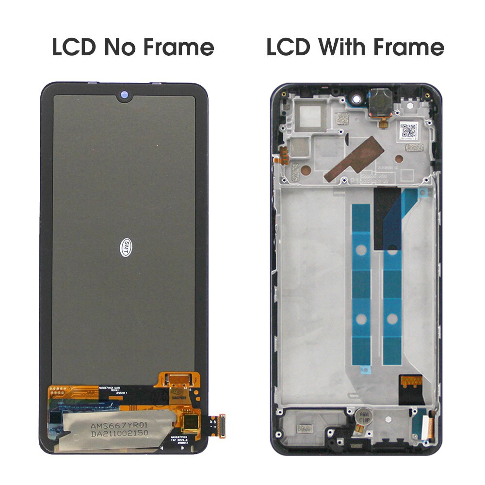 For Xiaomi Redmi Note 12 4G /Note 12 5G LCD Display Touch Screen Digitizer  Frame