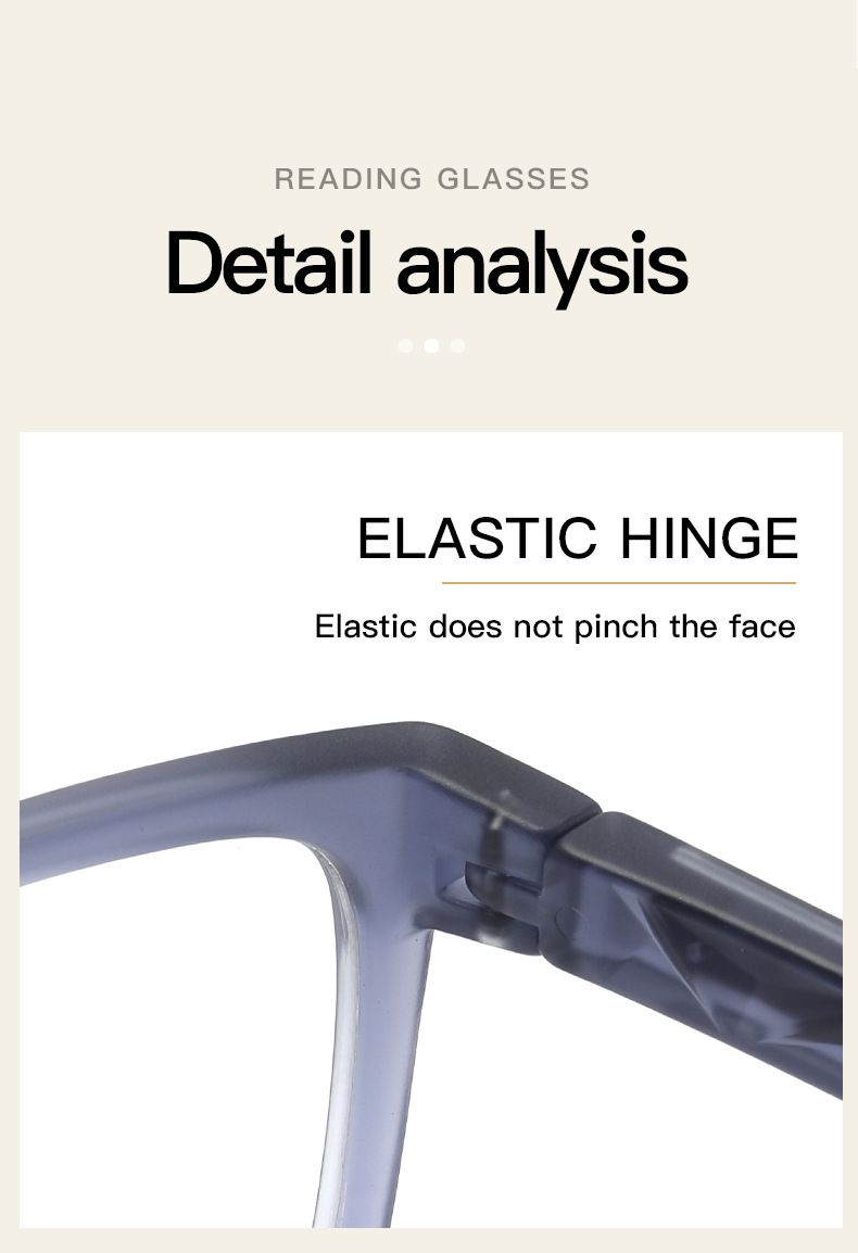 JMISUS Custom Men Prescription Sports Glasses TR90 Square Frame with Blue Light Filter Lenses for Computer Work and Screen Use