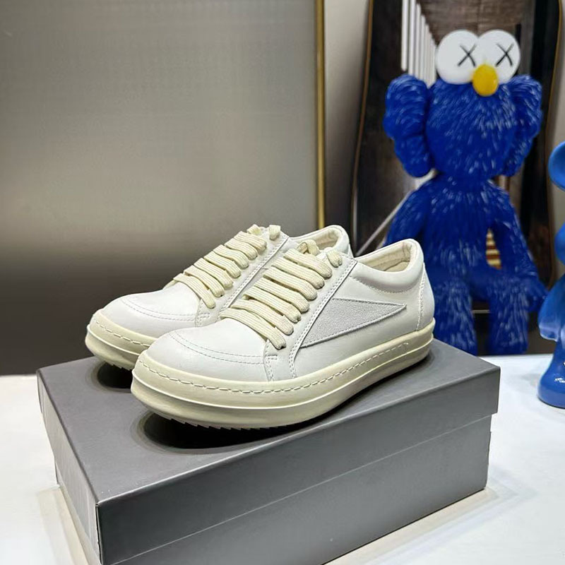 Rric High Quality Female Shoes Casual Sports Trend Thick Sole Couple Canvas Shoes Lace Up Black and White Board Shoes for Women