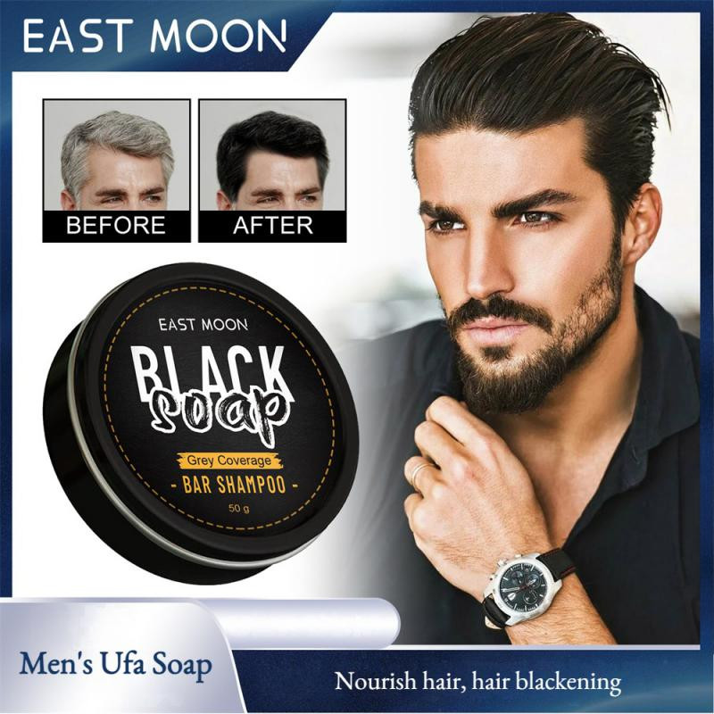 Black Hair Soap Hair Darkening Shampoo Bar For Gray Easy Hair Dye Soap Repair Gray White Hair Color To Black Nourishing Product