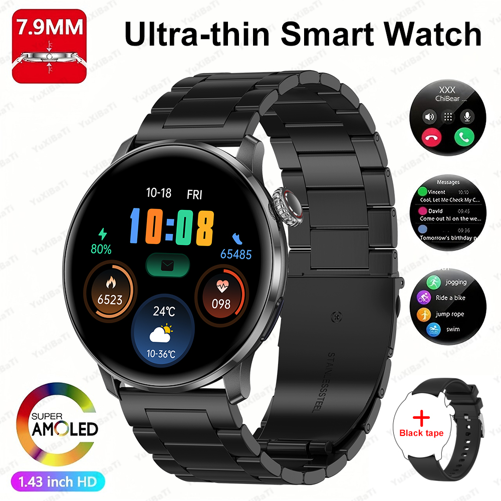 2025New Women's AI Smart Diagnosis Smart Watch HRV+PPG Blood Pressure & Oxygen Monitor IP68 Waterproof NFC Smartwatch for Xiaomi